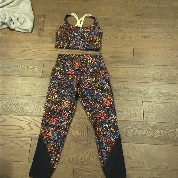 lululemon athletica Pants - Rare lululemon bra set